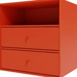 Mini 1006 Hylla Med Två Lådor, Amber