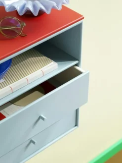 Mini 1006 Hylla Med Två Lådor, Amber