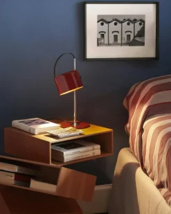 Oluce Skrivbordslampor|Bordslampor-Mini Coupé 2201 Bordslampa, Svart