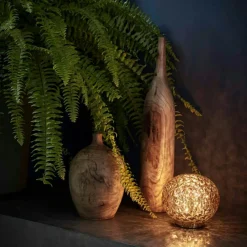 Kartell Portabla Lampor|Portabla Lampor-Mini Planet Bordslampa Batteri Dimbar, Smoke