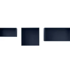 Muuto Modulära Hyllsystem|Vägghyllor-Mini Stacked Hylla L, Brown Green