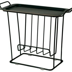 Maze Brickbord|Sidobord & Avlastningsbord-Minnie Mae Paper Brickbord, Svart