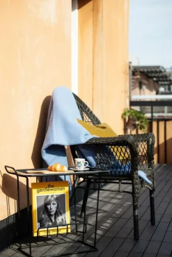 Maze Brickbord|Sidobord & Avlastningsbord-Minnie Mae Paper Brickbord, Svart