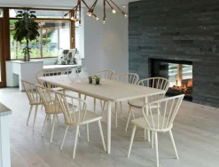 Stolab Matbord Och Barbord-Miss Holly Matbord Mattlackad Björk, 82x235 cm