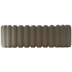 Mist Kruka Oval Small, Vit