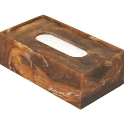 Ferm Living Boxar & Askar-Mist Servettlåda, Off-white / Smaragd