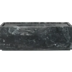 Ferm Living Boxar & Askar-Mist Servettlåda, Off-white / Smaragd