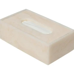 Ferm Living Boxar & Askar-Mist Servettlåda, Off-white / Smaragd