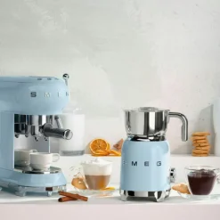 Smeg Mjölkskummare-Mjölkskummare, Pastellblå