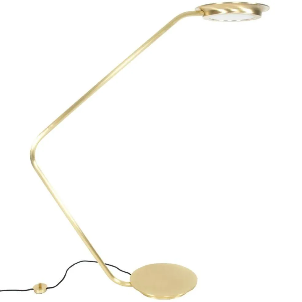 Modernist Floor Lamp Golvlampa, Mässing