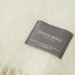 Stackelbergs Plädar & Filtar-Mohair Filt Rullad Frans 130x170 cm, Antique Rose