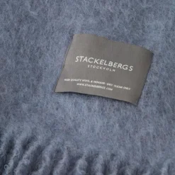 Stackelbergs Plädar & Filtar-Mohair Filt Rullad Frans 130x170 cm, Antique Rose