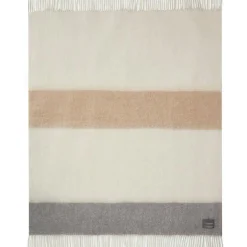 Stackelbergs Plädar & Filtar-Mohair Filt Rullad Frans 130x170 cm, Antique Rose