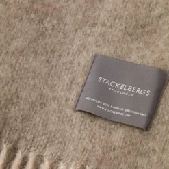 Stackelbergs Plädar & Filtar-Mohair Filt Rullad Frans 130x170 cm, Antique Rose