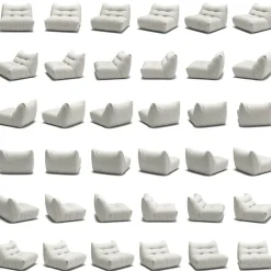 Decotique Fåtöljer|Modulsoffor-MONO Modulsoffa, Clay Beige