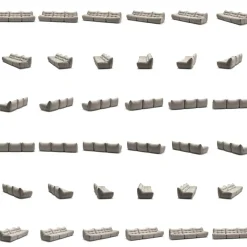 MONO 3-Sitssoffa, Steam White