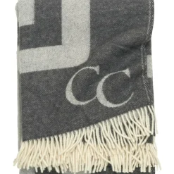 Monogram Pläd 130x200 cm, Grå
