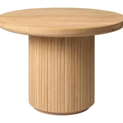 GUBI Soffbord-Moon Soffbord Runt Ø60 x H45, Massiv Såpad Ek