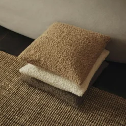 Ferm Living Prydnadskuddar & Fodral-Moor Prydnadskudde 50x50 cm, Off-white