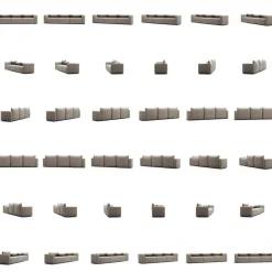 Moore 3-Sitssoffa, Plush Beige