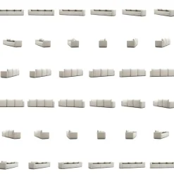 Moore 3-Sitssoffa, Plush Beige