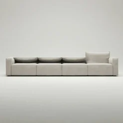 Moore 4-Sitssoffa, Sandshell Beige