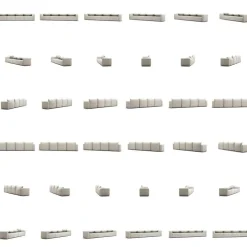 Moore 4-Sitssoffa, Sandshell Beige