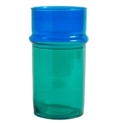 Moroccan Vas L, Blå / Grön