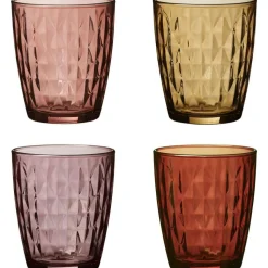 Aida Dricksglas-Mosaik Dricksglas 4-pack 34 cl, Grönblå