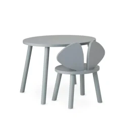 Mouse Barnstol (2-5 år), Mattlackerad Ek