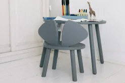 Mouse Barnstol (2-5 år), Mattlackerad Ek