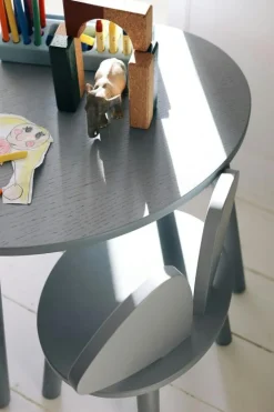 Mouse Barnstol (2-5 år), Mattlackerad Ek