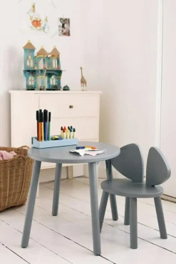 Mouse Barnstol (2-5 år), Mattlackerad Ek