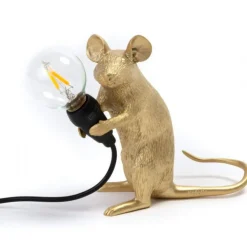 Mouse Lamp Mac Bordslampa, Guld