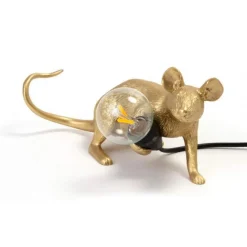 Mouse Lamp Mac Bordslampa, Guld