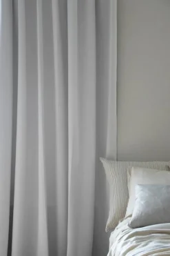 Mimou Gardinlängder-Mörkläggande Hotellgardin Dubbel Bredd, Grå, 290x250 cm
