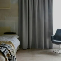 Mimou Gardinlängder-Mörkläggande Hotellgardin Dubbel Bredd, Grå, 290x250 cm