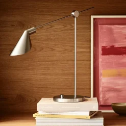 Fritz Hansen Skrivbordslampor|Bordslampor-MS021 Bordslampa, Rostfritt Stål