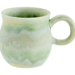 Madam Stoltz Tekoppar|Kaffekoppar-Mugg Med Öra Ø8 cm, Grå / Vit