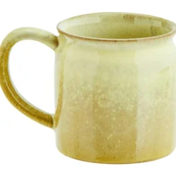 Mugg Med Öra Ø8 cm, Grön / Ljusgul