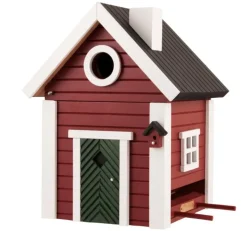 Wildlife Garden Trädgårdstillbehör-Multiholk Fågelmatare / Fågelholk, Stugan