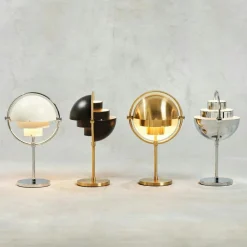 Multi-Lite Bordslampa Portabel, Krom