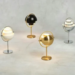 Multi-Lite Bordslampa Portabel, Krom