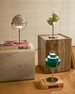 Multi-Lite Bordslampa Portabel, Krom