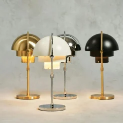 Multi-Lite Bordslampa Portabel, Krom