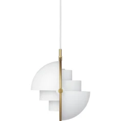 GUBI Pendellampor-Multi-Lite Pendel Ø25,5 cm, Svart Mässing