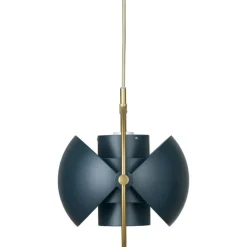 GUBI Pendellampor-Multi-Lite Pendel Ø25,5 cm, Svart Mässing