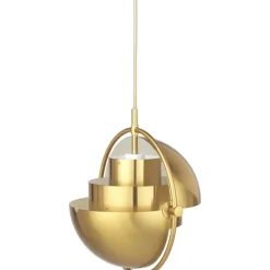 GUBI Pendellampor-Multi-Lite Pendel Ø25,5 cm, Svart Mässing