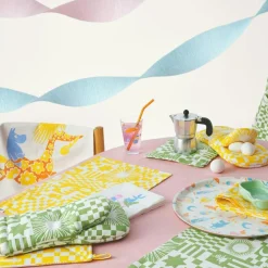 Moomin Arabia Grytlappar & Grytvantar-Mumin Grytvante Fest, Grön