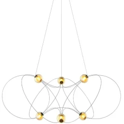 DCWéditions Ljuskronor & Takkronor-Munari Ljuskrona X8, Guld